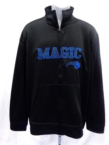 Orlando Magic Basketball Black Zip up Sweatshirt Large Cover