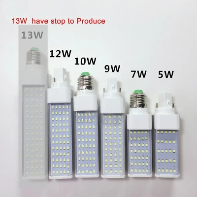 LED Spot Light Corn Horizontal Bulb 5W 7W 9W 10W 12W 2835SMD  Lamp G23 G24 E27   - Image 1 of 4