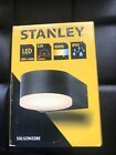 STANLEY LARGE  LED UP/DOWN WALL LIGHT 570 LUMENS- BLACK