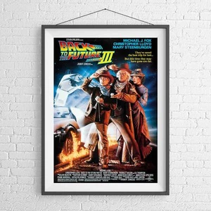 BACK TO THE FUTURE 3 CULT CLASSIC MOVIE POSTER PICTURE PRINT Sizes A5 to A0 *NE - Bild 1 von 14