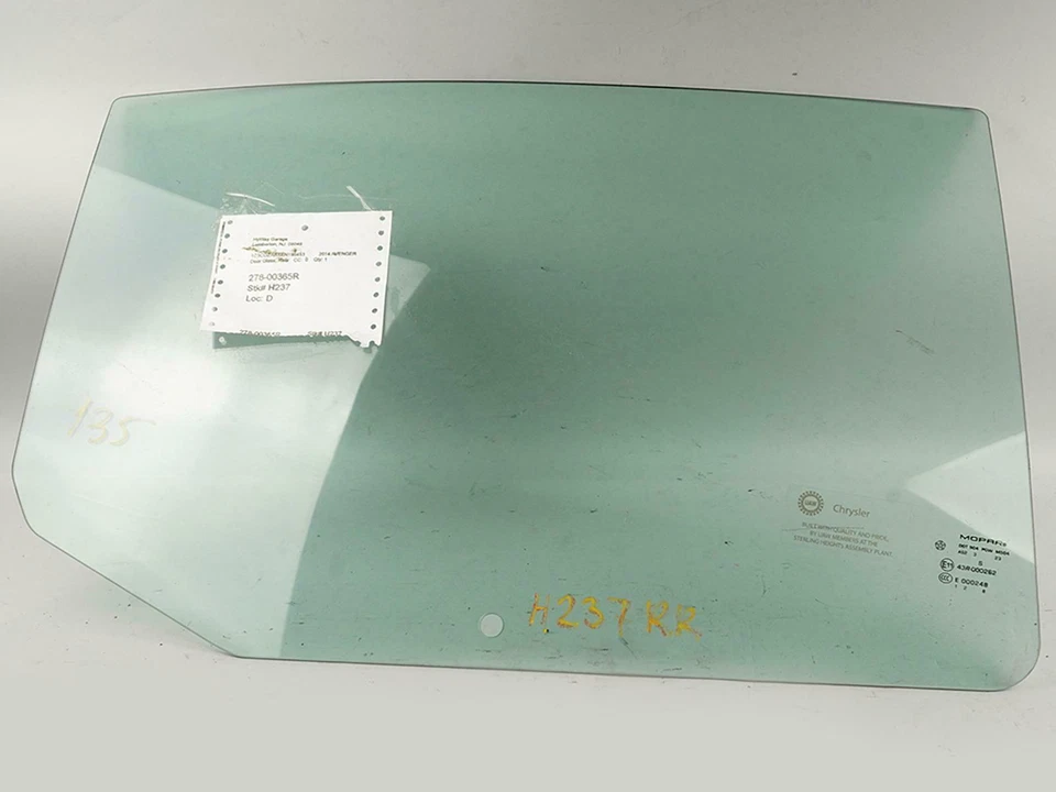 2008 - 2014 Dodge Avenger Window Glass Door Rear Passenger Side Right Rh — 第 1/4 张图片