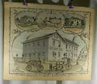 CL19 Original antike Karte um 1877 Sedwick Kutschenhersteller, Clarion Cty, PA