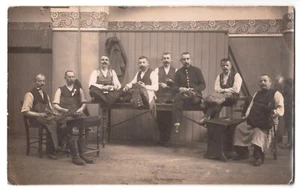 Schneider Schuhmacher beim Handwerk Arbeiter Berufe Foto tailor shoemaker ~1915 - Bild 1 von 2