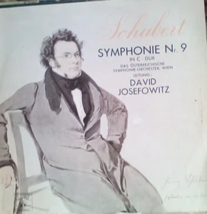 BAG 1 X CLASSICAL RECORD SCHUBERT SYMPHONIE Nr 9 DAVID JOSEFOWITZ - Bild 1 von 3
