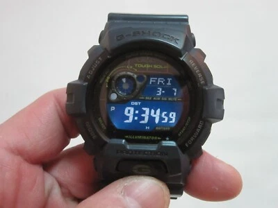 Casio G-Shock Military Multi-Function Black Dial Navy Resin Strap (GR8900NV-2) - Image 1 of 4