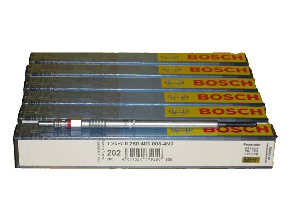 Mercedes-Benz, Sprinter, Jeep 6 piezas. Juego de bujías incandescentes - BOSCH - 0250403008, 80050 Foto 1 de 1