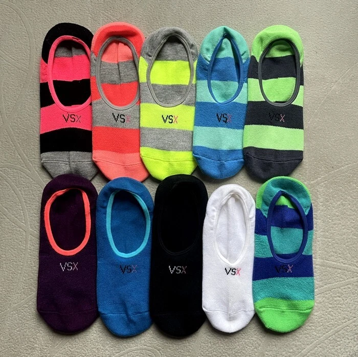 10 pares/lote calcetines Victoria's VS calcetines LOVE PINK calcetines sin show Foto 1 de 2