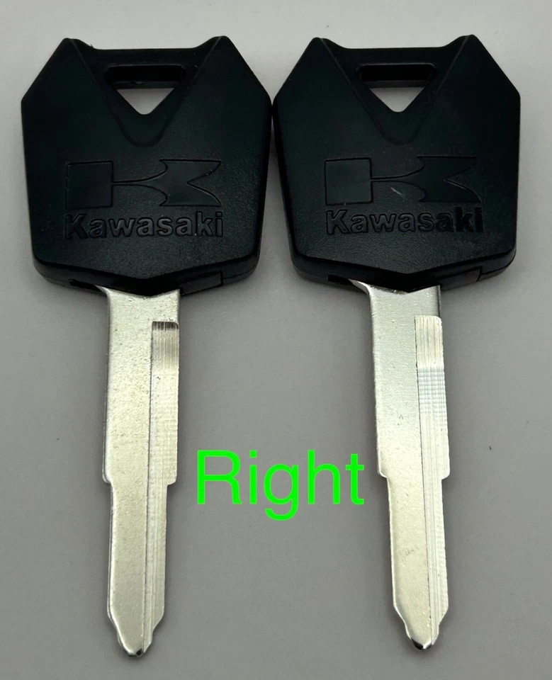 2 llaves en blanco Kawasaki 2003+ ZX6RR 1999-2004+ ZX10R 1999-2006 ZX12R ZX 1200  Foto 1 de 1
