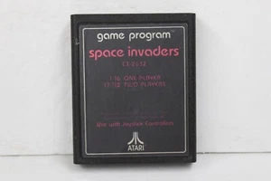 SPACE INVADERS (Atari 2600, 1980) Text Label Varient Cart Only - Picture 1 of 2