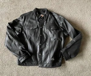 Harley Davidson American Legend mens leather jacket sizle 2XL - Picture 1 of 6