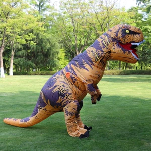 T-Rex Inflatable Dinosaur Costume | Tyrannosaurus Outfit | Halloween Party - Picture 1 of 8