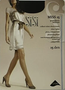  SiSi MISS 15 collant velato elasticizzato con cuciture comfort Made in Italy - Foto 1 di 1