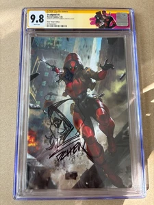 (Sketched) Deadpool #8 1:100 Virgin CGC SS 9.8 Derrick Chew / Custom Label 2025 - Bild 1 von 11