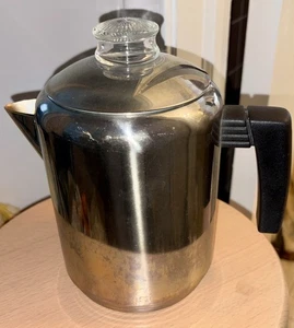 Cafetera de acero inoxidable Martha Stewart olla percoladora "todos los días" 9 1/2" - Imagen 1 de 14