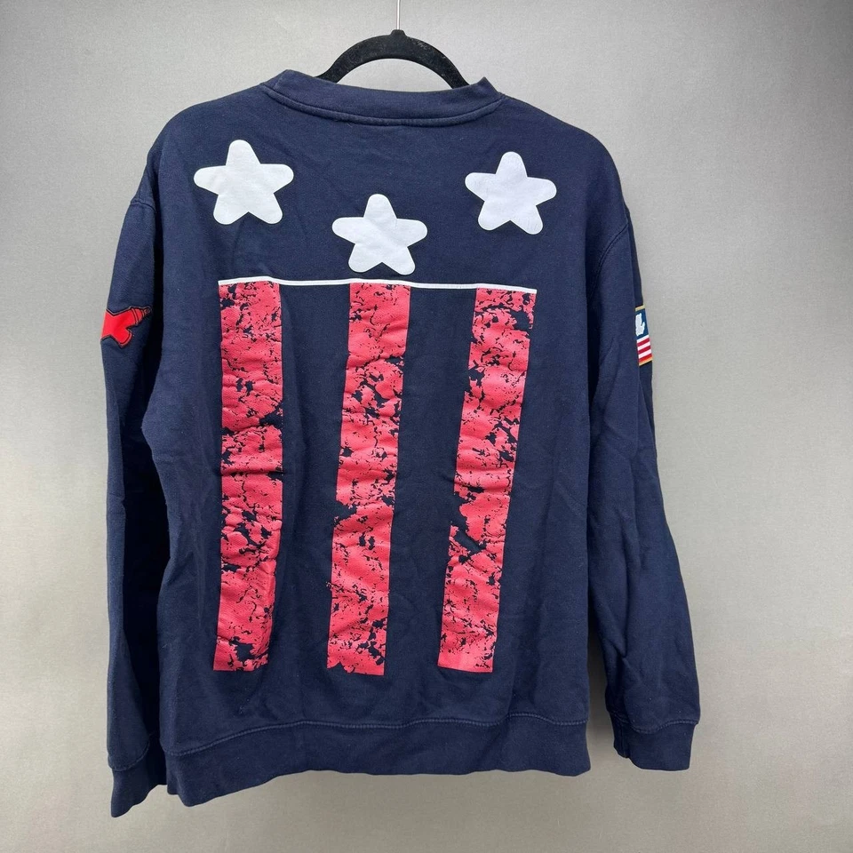 Entree LS Mens Blue Embroidery Logo Pullover Sweatshirt Size M - Image 1 of 4