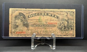 Guatemala - 50 Centavos - 15 Agosto 1900 - Banco Occidente Quezaltenango - Picture 1 of 8