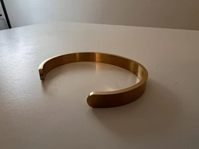 Bracelete Adornia ouro 7 mm aço inoxidável amarelo 18K - Imagem 1 de 4