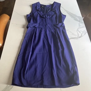 Escada Sport Womens Size 38 Sleeveless Blue Wool Sheath Dress Lined V-Neck NWOT - Picture 1 of 16