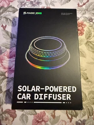 MAGIC JOHN Solar Car Air Freshener, Automobile Aroma Diffuser for Women Men UFO - Image 1 of 4
