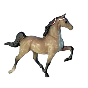 BREYER G1 Dapple Grey Stablemate #5001 SADDLEBRED Horse Ribbons Mane 1975 JCP - Picture 1 of 9