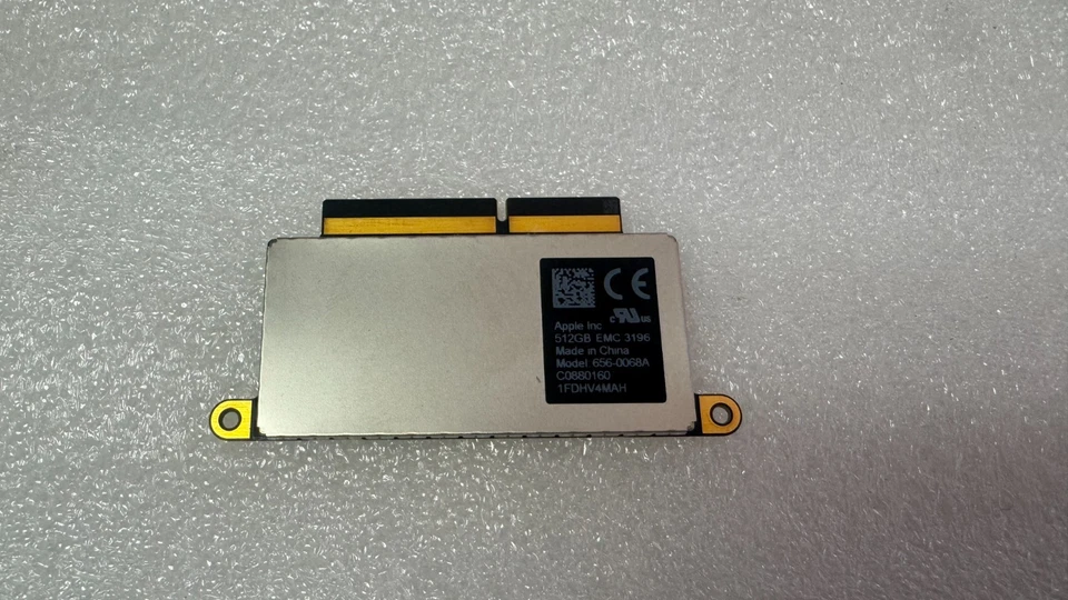 Apple MacBook Pro 13 A1708 Late 2016 Mid 2017 512GB PCIe SSD 656-0068A TESTED - Image 1 of 1