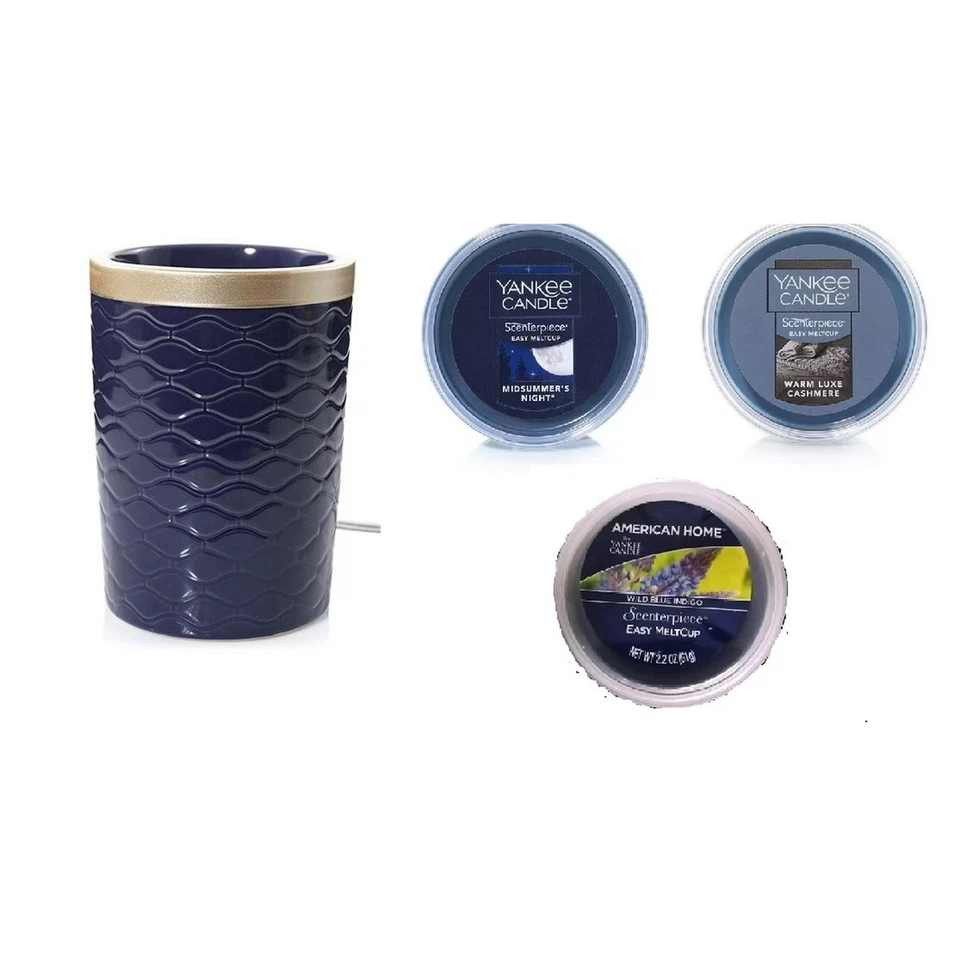 Calentador de fusión Yankee Candle Twilight Dusk Scenterpiece con 3 tazas de fusión (4 piezas) Foto 1 de 4