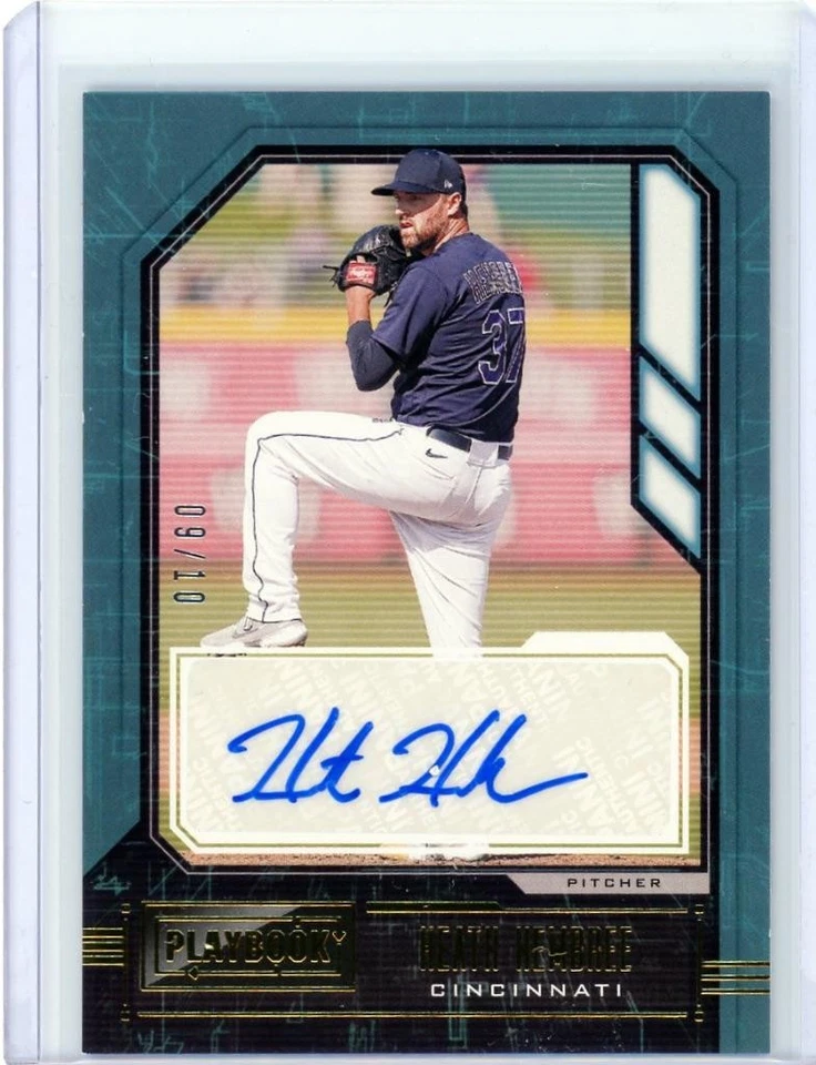 * HEATH HEMBREE * 2021 CHRONICLES PLAYBOOK GOLD AUTOGRAPH RC # 9/10 - Image 1 of 1