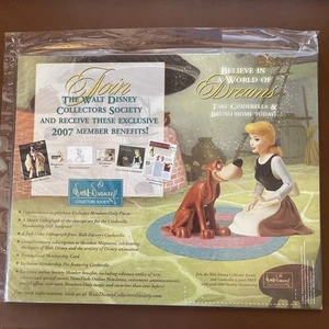 WDCC 2007 Promotional Display Cinderella And Bruno  - Picture 1 of 2