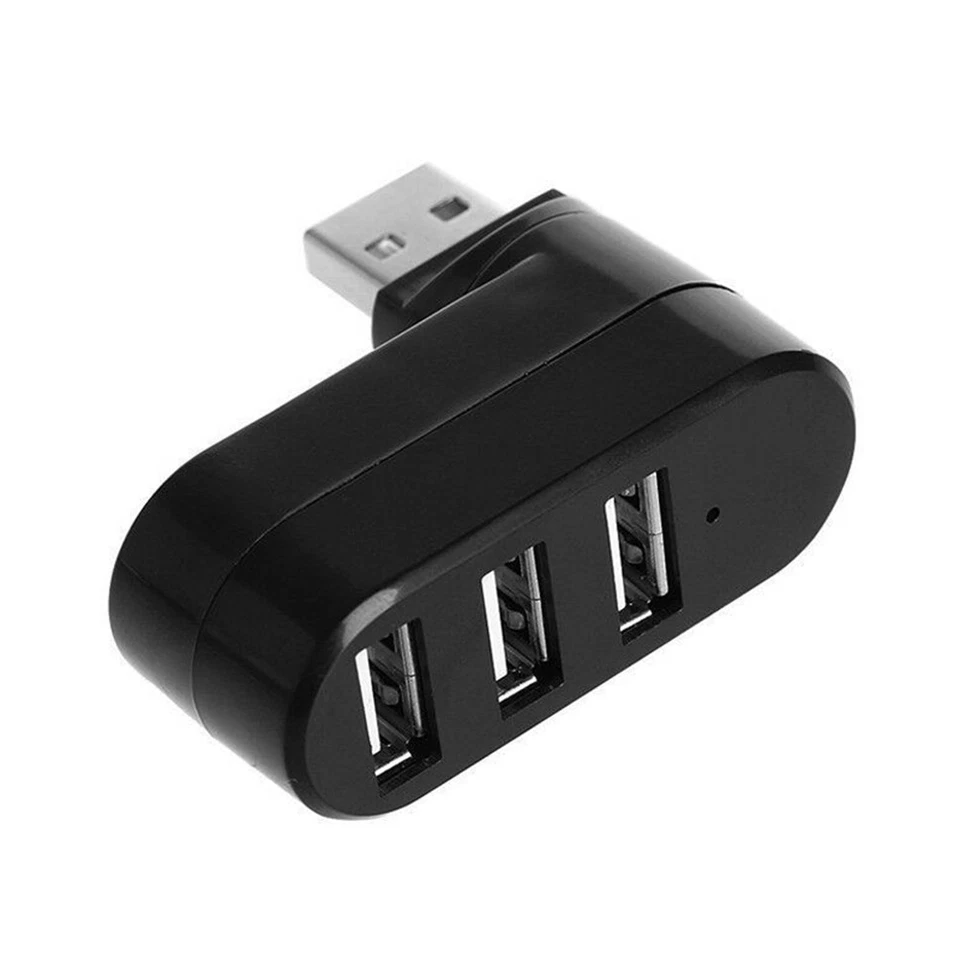 Hub USB 2.0 un 3 Porte Splitter Porta USB Espansore USB 2.0 Girevole di 90°3251 - Immagine 1 di 1