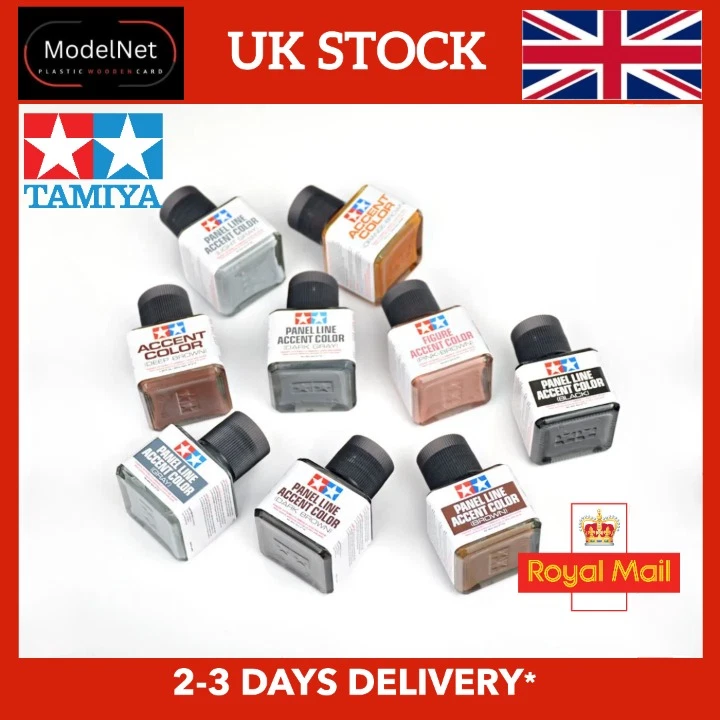 Tamiya Panel Line Accent Color Wash 40ml Multiple Shades for Model Detailing - Image 1 of 1