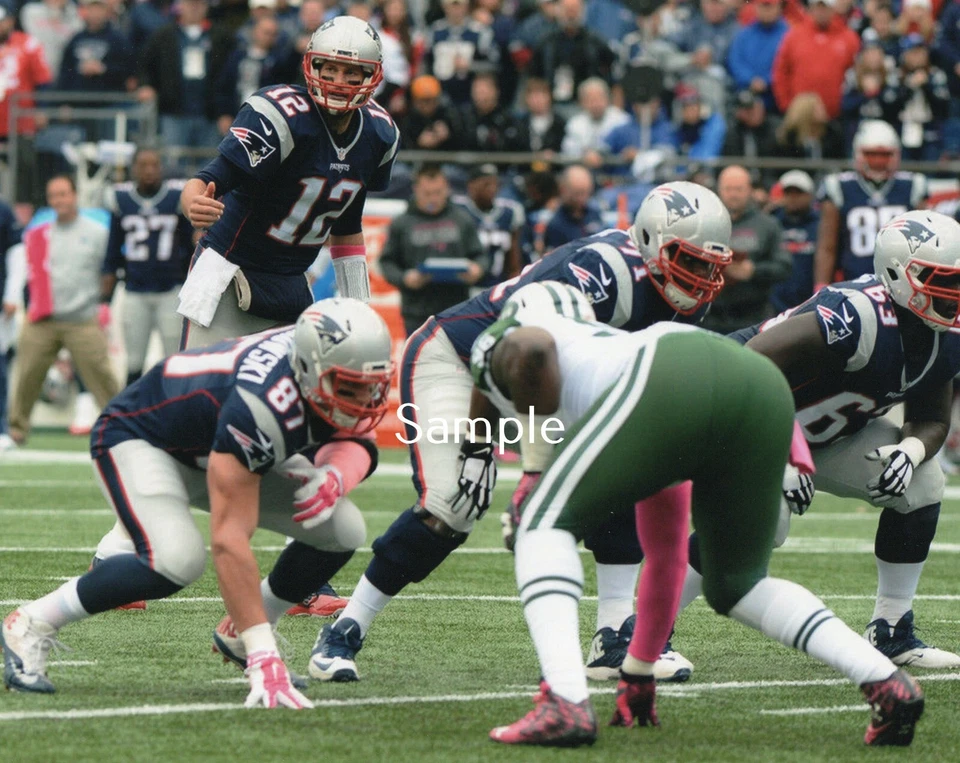 Póster fotográfico impreso Tom Brady New England Patriots fútbol 8x10 TB8 Foto 1 de 1