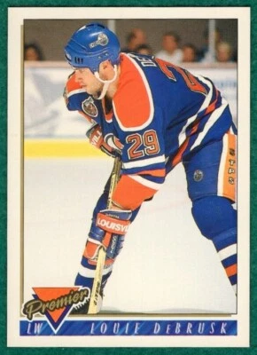 Louie DeBrusk - 1993-94 OPC Premier #319 - Edmonton Oilers Hockey Card - Image 1 of 2