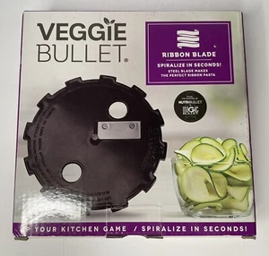 Veggie Bullet Ribbon Blade New Steel Blade Spiralize in Seconds Veggie Pasta - Picture 1 of 2