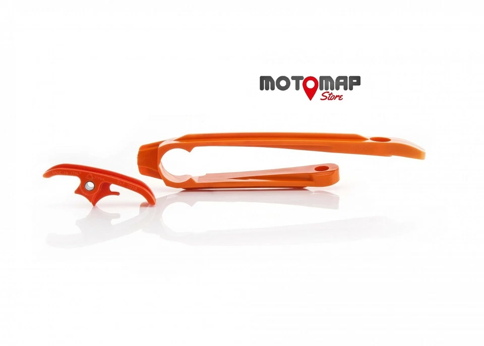 Fascia Forcella Scorricatena Ktm Excf  Exc F 250 350 450 500 2017 > 2022 arancio - Immagine 1 di 1