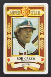 Tarjeta de béisbol de crédito de plástico Rod Carew 1982 Perma #29 (nuevo) - Imagen 1 de 2