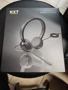 NXT Technologies UC-2000 Noise-Canceling Stereo Computer Headset NX55445 - Black - Picture 1 of 2