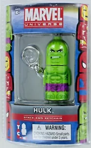 Incredible HULK Marvel Keychain Keyring Stack Em Bruce Banner S1 Retired New Lee - Picture 1 of 10