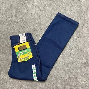 New Wrangler Cowboy Cut 936PWD Slim Fit Jeans Mens Sz 28x30 Dark Prewashed Blue - Picture 1 of 9