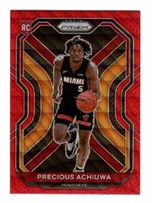 2020-21 Panini Prizm Red Wave Precious Achiuwa #294 Rookie RC