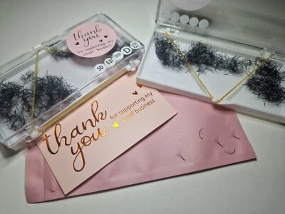 Premade Volume 5D 0.07 10mm Russian Volume Eyelash Extensions 1000pcs ❤️ — 第 1/3 张图片