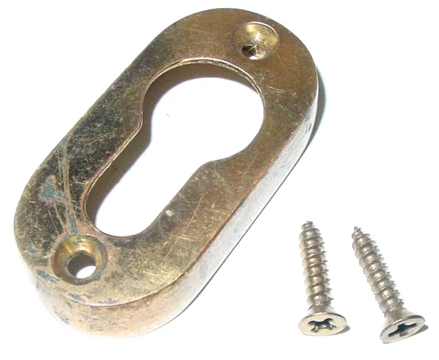 Vintage sash pole hanger Ives cast brass 11/16" window blind pull down rod USA Cover