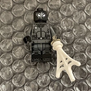 Genuine LEGO STEALTH Black Gray SPIDERMAN Minifigure MINIFIG 76128 Far From Home - Picture 1 of 9