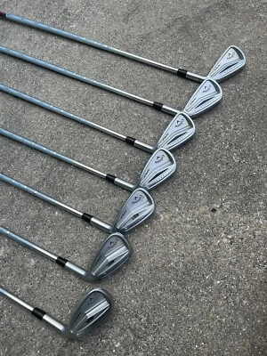 Nice Callaway Apex Pro Iron Pw Aw  Kbs Tour-V Steel 5 6 7 8 9 Golf ⛳️ Clubs - Image 1 of 4