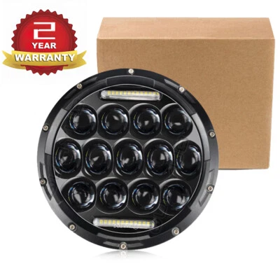 适用于雅马哈 XJ XS 250 400 600 650 750 850 1100 Virago 7 英寸 LED 车头灯 Hi Lo — 第 1/4 张图片