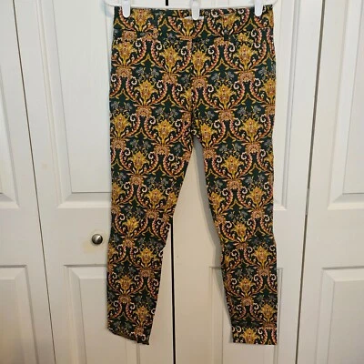 NEW YORK & CO Pantalón Talla 2 Cónico Elastizado Multicolor 30" x 27" Foto 1 de 4