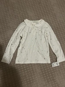 oshkosh peter pan collar Shirt Sz 4 NWT - Picture 1 of 5