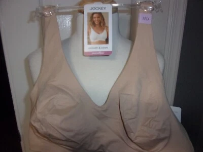 Sujetador de microfibra liso y elegante Jockey para mujer talla 38D Foto 1 de 2