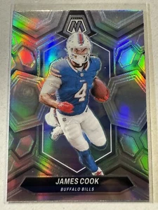 James Cook 2024 Panini Mosaic Silver Holo Parallel #23 Buffalo Bills - Picture 1 of 2