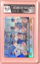 2001 Topps Chrome Combos #TC1 REFRACTOR! HGA9 MINT! Pop. 1/2! NY Yankees! Hot!
