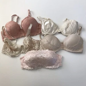 6 Stück BH Größe 36C zierlich Coquette Victiria Secret Spitze Bügel Wacoal - Bild 1 von 10